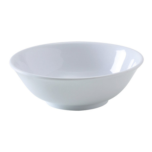 Yanco NS-5060W 22 oz. White Rimless Melamine Bowl