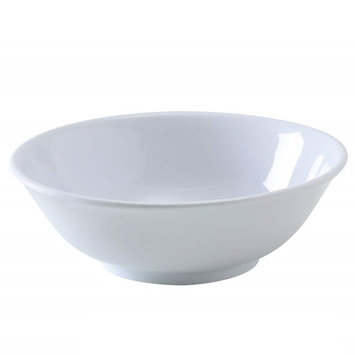 Yanco NS-5075W 52 oz. White Rimless Melamine Bowl