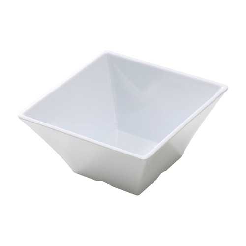 Yanco RM-4106 Rome Square Bowl, 26 Oz, White - 2 dz/Case