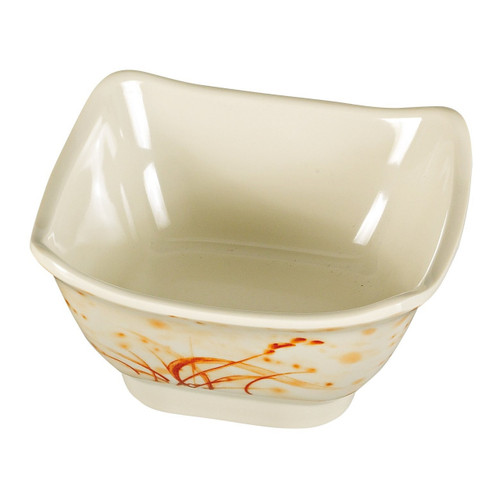 Yanco OR-5450 Orchis 4.75" Square Melamine Bowl