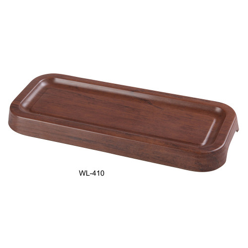 Yanco WL-410 Woodland Tray, 10-1/4" x 4", Wood Grain (2dz/Case)