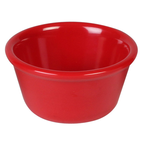 Thunder Group ML538PR1 4 oz. Red Smooth Melamine Ramekin