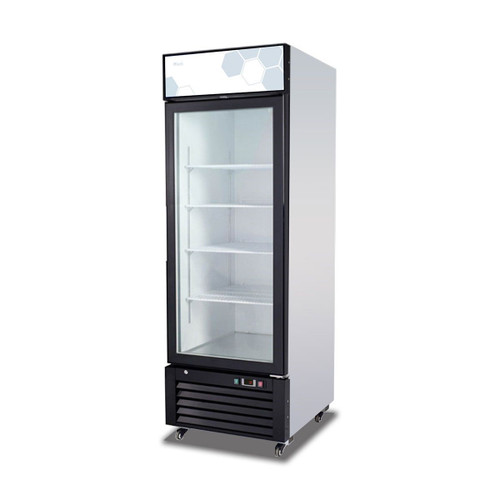 Migali C-23RM 27" Glass Door Merchandiser Refrigerator, 1 Section, 23 cu/ft