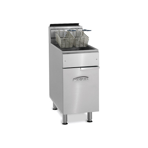 Imperial IFS-75 Gas Tube Fired Fryer - 75 Lb.