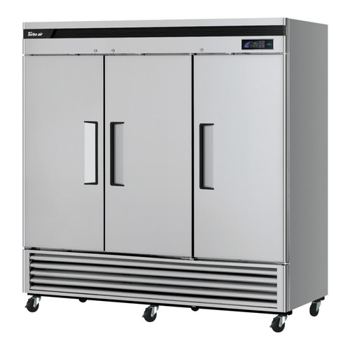 Turbo Air TSF-72SD-N Super Deluxe 81" Reach-In Freezer - 3 Solid Doors