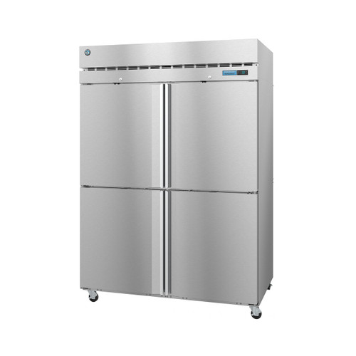 Hoshizaki R2A-HS 55" Upright Refrigerator, Two Section, Half Stainless Doors with Lock