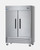 Arctic Air AR49 Two Door Reach-In Refrigerator - Stainless Steel