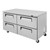 Turbo Air TUR-60SD-D4-N Super Deluxe Undercounter Refrigerator - 4 Drawers