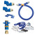 Dormont 16100KITCF2S36PS Safety Quik 36" Gas Conector Kit with Two Swivels, Restraining Cable and Safety-Set - 1" Diameter