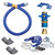 Dormont 1675KITCF48PS Safety Quik 48" Gas Connector Kit with Two Elbows, Restraining Cable and Safety-Set - 3/4" Diameter
