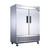 Dukers D55R 55 1/8" Solid Door Reach-In Refrigerator, 2 Doors