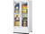 Turbo Air TGF-35SDHW-N Super Deluxe 2 Door Swing Glass Merchandiser Freezer - Full Height