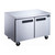 Dukers DUC60F 60" Stainless Steel Undercounter Freezer, 2 Solid Doors
