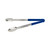Winco UT-16HP-B 16" Stainless Steel Utility Tongs with Blue Coated Handle