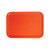 Winco FFT-1014O 10" x 14" Orange Plastic Fast Food Tray