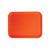 Winco FFT-1418O 14" x 18" Orange Plastic Fast Food Tray