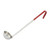 Winco LDC-2 2 oz. Red Handle Ladle