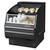 Turbo Air TOM-30LB-SP-N 28" Horizontal Open Display Merchandiser - Low Profile, Solid Side Panel, Black (TOM-30LB-SP-N)