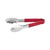 Winco UT-9HP-R 9" Stainless Steel Utility Tongs with Red Coated Handle