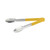 Winco UT-12HP-Y 12" Stainless Steel Utility Tongs with Yellow Coated Handle