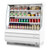 Turbo Air TOM-50MW-N 50" Vertical Open Display Merchandiser - Medium Height, White