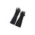 Winco NLG-1018 Natural Latex Gloves - Large, Black (Each)