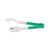 Winco UTPH-9G 9" Stainless Steel Utility Tong with Green PVC Handle
