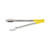Winco UTPH-16Y 16" Stainless Steel Utility Tong with Yellow PVC Handle