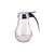 Winco G-116 14 oz. Glass Syrup Dispenser with Chrome Plated Top