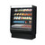 Turbo Air TOM-60DXB-SP-N 60" Extra Deep Open Display Merchandiser - Solid Side Panel, Black