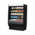 Turbo Air TOM-48DXB-SP-A-N 50" Extra Deep Open Display Merchandiser - Solid Side Panel, Black