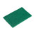 Winco SP-96N 9 3/8" x 6" Dark Green Souring Pads - 6/Pack