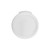 Winco PPRC-1C 1 Qt. White Polypropylene Round Storage Container Lid