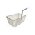 Winco FB-35 13-1/4" x 9-1/2" x 6" Fry Basket with Front Hook, Grey Plastic Handle