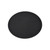 Winco TFG-2622K Deluxe Fiberglass Tray, Non-Slip, Oval, 26" x 22" - Black