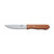 Winco KB-30W Jumbo Steak Knife, 5", Pointed Tip, Wooden Handle - 12/Box