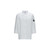 Winco UNF-6WM Men's Chef Jacket, Tapered Fit - White, Medium