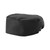 Winco CHPB-3BR Chef's Pillbox Hat, Black, Elastic Back, Regular Size