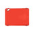 Winco CBK-1218RD Cutting Board with Rubberized Feet, 12" x 18" x 1/2" - Red