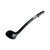 Winco CVLD-8K 3/4 oz. Black Plain Handle Serving Ladle