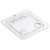 Winco SP7600H Food Pan Cover, 1/6 Size, Hinged, Clear