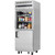 Everest Refrigeration EGSH2 29.25" One Section Glass/Solid Half Door Upright Reach-In Refrigerator - 23 Cu. Ft.