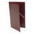 Tablecraft 59BU Check Holder, 5" x 9", Burgundy w/Gold Imprinted "Thank You"