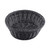 Tablecraft M2475 Black Round Serving Basket, 8-1/4" x 3-1/4"