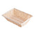 Tablecraft 1187W Rectangle Natural Polypropylene Basket, 10-1/4" x 7-1/2" x 2-3/4"