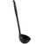 Tablecraft 10052 Ladle, 4 oz., 12-1/8", Black Silicone Coated Stainless Steel