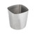 Tablecraft 10675 Triangular Fry Cup, 12 oz., 3-1/2"x3-1/4"x3-3/8", Brushed Finish