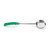 Tablecraft 6704 4-oz One-Piece Solid Stainless Steel Spoonout with Green Handle