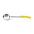 Tablecraft 6705 5-oz One-Piece Solid Stainless Steel Spoonout with Yellow Handle