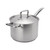 Browne 5734034 Elements Stainless Steel Sauce Pan & Lid, 4.5 Qt.
